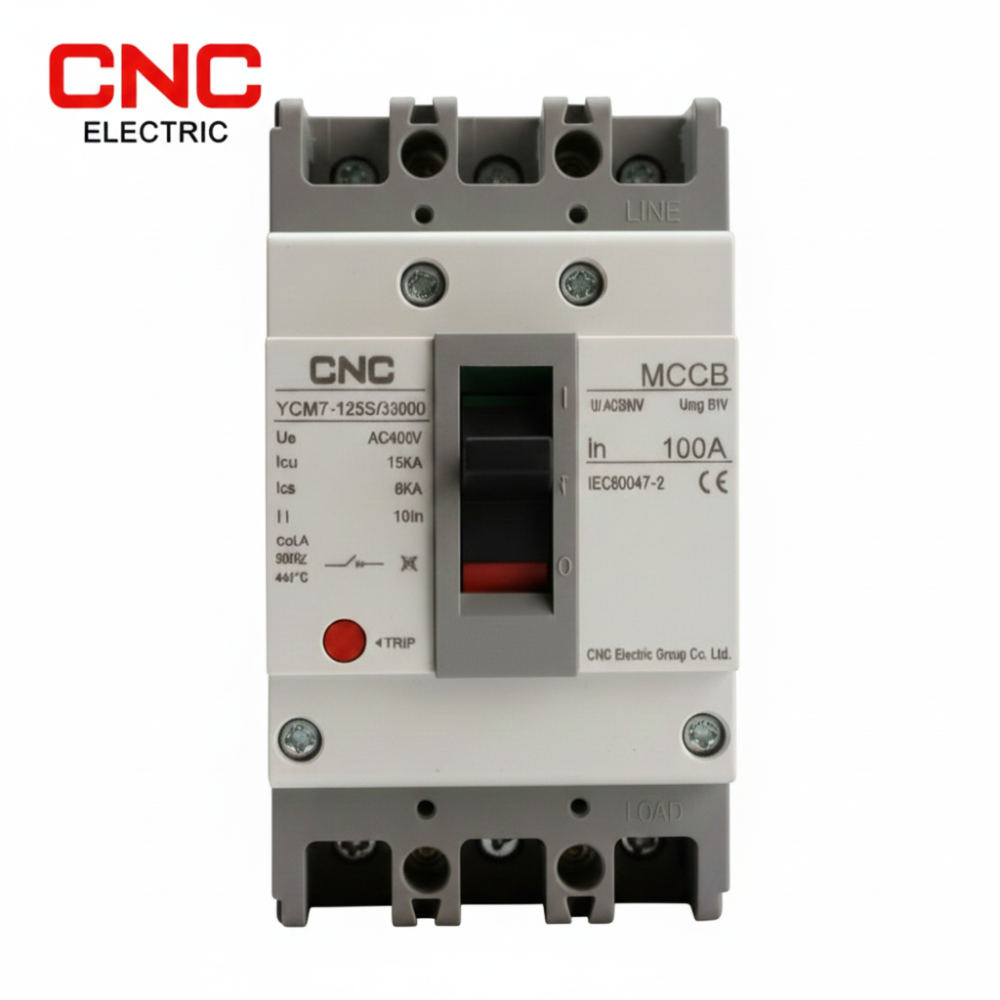 CNC YCM7-125S MCCB 3P 100A 400V 50Hz